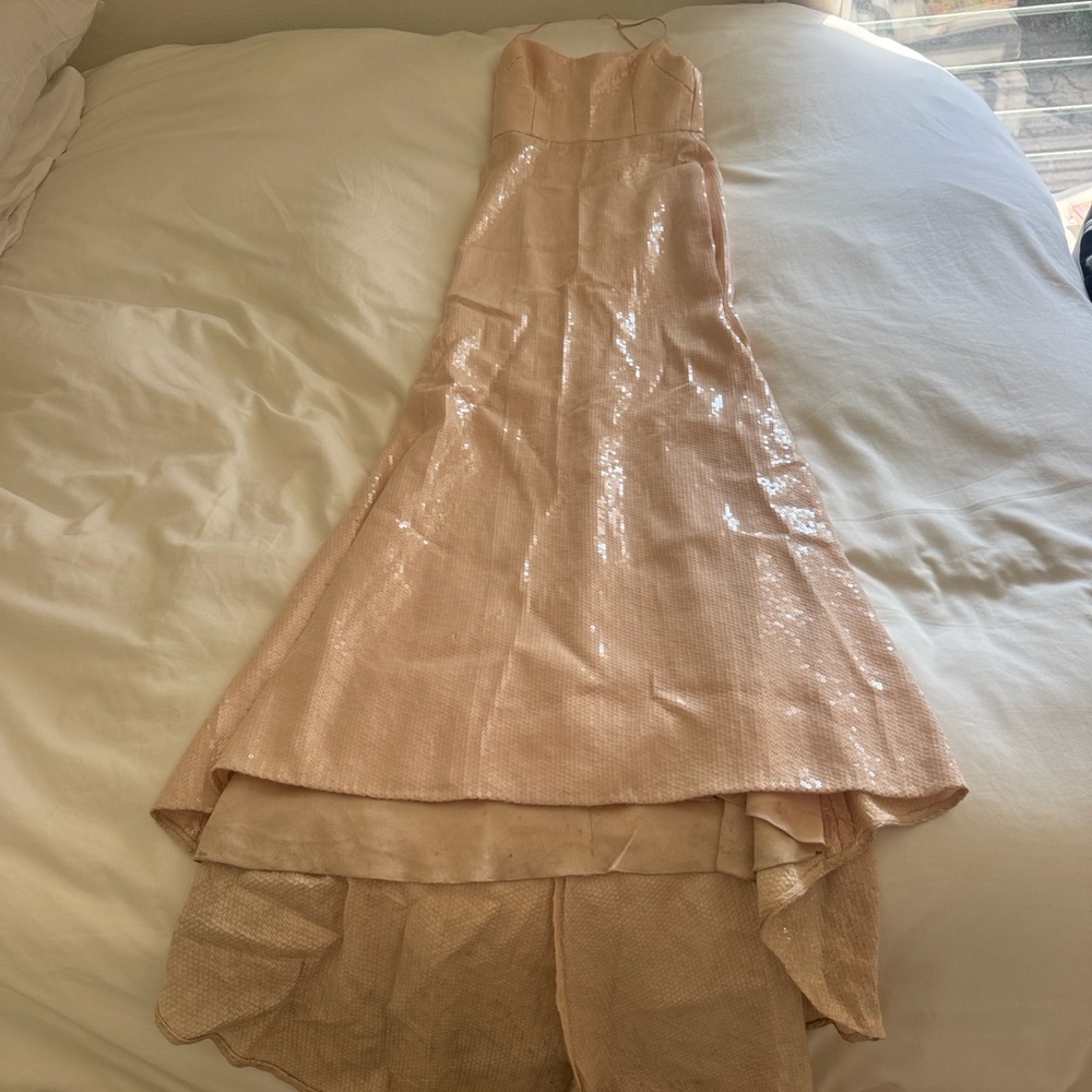 Alex Perry Gold Maxi Dress - Picture 9 of 11